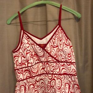Red and Swirly Sundress!  Excellent condition.